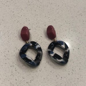 H&M multi colour earrings
